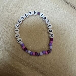 Taylor Swift Elizabeth Taylor Custom Friendship Bracelet